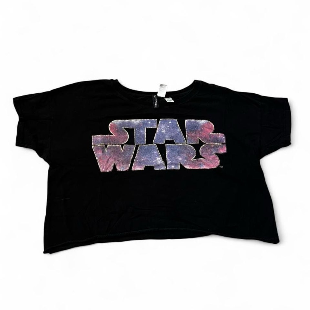 Star Wars Black Cropped T-Shirt